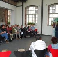 Bild vergrößern:Kick-Off-Veranstaltung des Magdeburger Trägernetzes, u.a. mit dem Vorsitzenden der Fraktion CDU/BfM im Stadtrat der Landeshauptstadt Magdeburg Wigbert Schwenke MdL (dunkles Jacket/dunkes Hemd/l.)