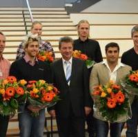 Bild vergrößern:Die Landeshauptstadt Magdeburg empfing ihre Sportler der Olympischen und Paralympischen Spiele 2012 