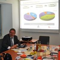 Bild vergrößern:Finanzbeigeordneter Klaus Zimmermann bei der Einbringung des Haushaltsplanes 2015 während der Sitzung der Fraktion CDU/FDP/Bund für Magdeburg