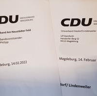Bild vergrößern:Am 23. Februar tagten die CDU-Ortsverbände Diesdorf/Lindenweiler und Am Neustädter Feld.