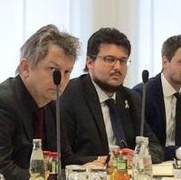 Bild vergrößern:Die neuen Magdeburger Landtagsabgeordneten Andreas Schumann, Tobias Krull und Florian Philipp (v.l.n.r.)