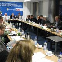 Bild vergrößern:Sitzung des CDU-Landesvorstandes, u.a. zur Vorbereitung des CDU-Landesparteitages am 15. November in der Lutherstadt Wittenberg. 