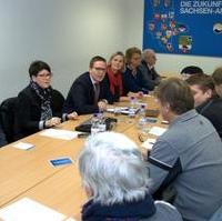 Bild vergrößern:Treffen der CDU-Ortsverbandsvors. zur weiteren Vorbereitung der OB-Wahl 2015