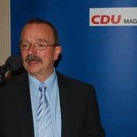 Bild vergrößern:Als Vorsitzender der Fraktion CDU/Bund für Magdeburg im Stadtrat der Landeshauptstadt zieht Wigbert Schwenke MdL eine Bilanz über fast 5 Jahre kommunalpolitischer Arbeit