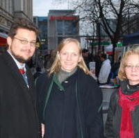 Bild vergrößern:Die Kultusministerin Prof. Dr. Birgitta Wolff (mitte) mit der CDU-Kreisgeschäftsführerin Doris Memmler (r.) und dem CDU-Kreisvorsitzenden Tobias Krull (l.)