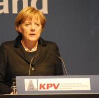 Bild vergrößern:Die CDU-Bundesvorsitzende Dr. Angela Merkel spricht beim Kongress kommunal der Kommunalpolitischen Vereinigung von CDU und CSU