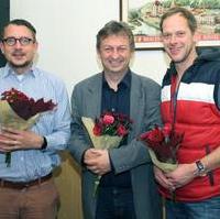 Bild vergrößern:Der neue Vorstand des CDU-Ortsverbandes Südost. Mit Daniel Gerlich (stellv. Vors.) Stadtrat und CDU-Landtagskandidat Andreas Schumann (Vorsitzender) und Timo Schulze (stellv. Vorsitzender) (v.l.n.r.)