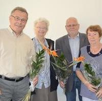 Bild vergrößern:Der neue Vorstand der Senioren Union Magdeburg mit Eckart Hauschild (g.l.) an der Spitze sowie derlangjährigen Vorsitzende Rosemarie Arndt (2.v.l.) die nicht erneut zur Wahl antrat. 