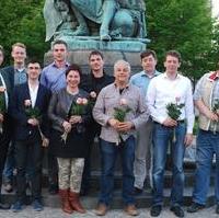 Bild vergrößern:Der neue Vorstand des CDU-Ortsverbandes Mitte, darunter der wiedergewählte Vorsitzende Dr. Michael Lehmann (3.v.r.) 