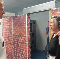 Bild vergrößern:Innenministerin Dr. Tamara Zieschang und die Landtagsvizepräsidentin Anne-Marie Keding zu Gast bei der Bereitschaftspolizei in Magdeburg am 23. Juni. 