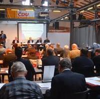Bild vergrößern:Am 02.03. kamen die Mitglieder der CDU Magdeburg zusammen um ihre Kandidaten für die Kommunalwahl zu bestimmen. Auch das Kommunalwahlprogramm mit dem Titel -Magdeburg größer denken- wurde ebenfalls beschlossen. 