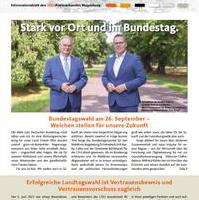 Bild vergrößern:Die neuste Ausgabe der Magdeburger CDU-Zeitschrift ELBKURIER ist nun unter https://bit.ly/3kUS8zd abrufbar.
