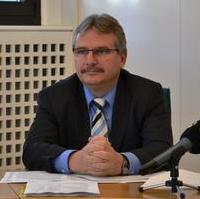 Bild vergrößern:Finanzbeigeordneter Klaus Zimmermann während der Pressekonferenz zur Vorstellung des Haushaltsplanes 2015 der Landeshauptstadt Magdeburg