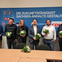 Bild vergrößern:Der neue Vorstand der CDA Magdeburg