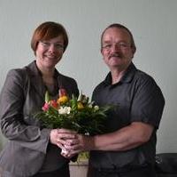 Bild vergrößern:Fraktionsvorsitzender Wigbert Schwenke MdL gratuliert Birgit Münster-Rendel zu ihrer Bestellung als MVB-Geschäftführerin für die nächsten 5 Jahre (v.r.n.l.) 