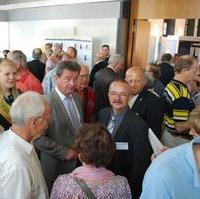 Bild vergrößern:Der Stand der Fraktion CDU/Bund für Magdeburg im Stadtrat der Landeshaupt hatte beim 20. Magdeburger Rathaus regen Zuspruch von Seiten der Bürger zu verzeichnen