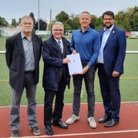 Bild vergrößern:Fördermittelübergabe an den BSV 79 Magdeburg e.V. am 08. Oktober 2024. 