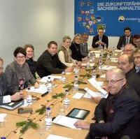 Bild vergrößern:Die erste Sitzung des CDU-Kreisvorstandes in der neuen Zusammensetzung  
