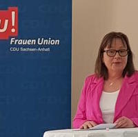 Bild vergrößern:Nach 11 Jahren an der Spitze der Frauen Union Sachsen-Anhalt trat Sabine Wölfer nicht erneut für das Amt als Landesvorsitzende an. Wir danken für ihre Engagement. 
