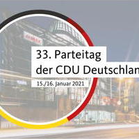 Bild vergrößern:Zu einer digitalen Konferenz hatte die Bundes-CDU am 15. Dezember alle CDU-Kreisvorsitzenden sowie Kreisgeschäftsführer/innen eingeladen. 