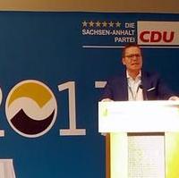 Bild vergrößern:Der Magdeburger Tino Sorge MdB wurde mit guten 80 Prozent am 06. Mai in Möckern auf Platz 3 der Landesliste der CDU Sachsen-Anhalt zur Bundestagswahl gewählt. 