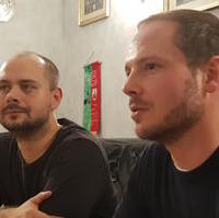 Bild vergrößern:Ortsverbandsvorsitzender Vincent Schwenke und der Vorsitzender der Stadtratsfraktion Tim Rohne (v.l.n.r.)