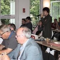 Bild vergrößern:Rund zwei Stunden diskutierten die Teilnehmer der erweiterten CDU-Kreisvorstandssitzung am 09. Juli über die Ergebnisse der Kommunalwahlen. 