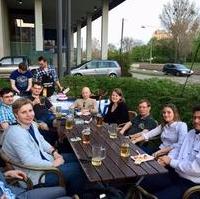 Bild vergrößern:Gemeinsamer Stammtisch von JU Magdeburg und RCDS Magdeburg am 19. April 2018.