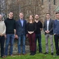 Bild vergrößern:Der neugewählte Kreisvorstand der Jungen Union Magdeburg mit Mathias Bethke (3.v.l.) als wiedergewählten Kreisvorsitzenden an der Spitze. 
