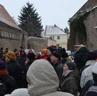 Bild vergrößern:Mehr als 200 Magdeburger machten sich auf zur 9. Grünkohlwanderung der Freiwilligen Feuerwehr Olvenstedt