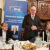 Bild vergrößern:Der ehemalige Vorsitzende der Konrad-Adenauer-Stiftung und Bundestagspräsident a.D. Prof. Dr. Norbert Lammert war am 16. Februar zu Gast in Magdeburg