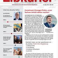 Bild vergrößern:Die Ausgabe 01/2026 des Elbkuriers ist jetzt unter https://t1p.de/iwtsa verfügbar.