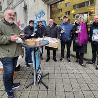 Bild vergrößern:Infostand des CDU-Ortsverbandes Mitte in Stadtfeld-Ost