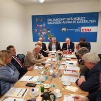 Bild vergrößern:Sitzung des CDU-Landesvorstandes am 28. Januar dieses Jahres.