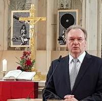 Bild vergrößern:Ministerpräsident Dr. Reiner Haseloff spricht bei der Eröffnung des Dommuseum Ottonianum Magdeburg am 03. November 2018.