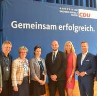 Bild vergrößern:Die Magdeburger Delegierten auf der Landesvertreterversammlung am 26. Mai in Möckern.