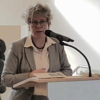 Bild vergrößern:Bei der Eröffnung einer Ausstellung am 21. Oktober im Landtag sprach die Landtagsvizepräsidentin Anne-Marie Keding.