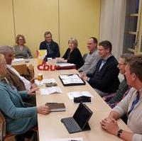Bild vergrößern:Die Mitglieder des CDU-Ortsverbandes Ostelbien berieten am 27.02. über die Vorbereitung der Kommunalwahl. 