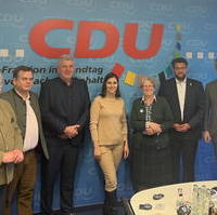 Bild vergrößern:Am 22. November diskutierten Mitglieder des Ukrainischen Parlaments und der CDU-Landtagsfraktion die aktuelle Lage und mögliche Formen der Zusammenarbeit. 
