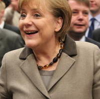 Bild vergrößern:Die CDU-Bundesvorsitzende Dr. Angela Merkel beim Wahlkampfabschluss in der Anhalt-Arena  (Foto Alexander Schröder)