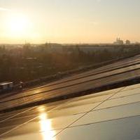 Bild vergrößern:Der neue Solarpark der Firma WSB in Magdeburg.