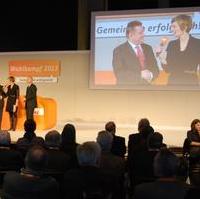 Bild vergrößern:Der CDU-Generalsekretär Hermann Gröhe beim Interview während der CDU-Kampagnenkonferenz in Leipzig zur Bundestagswahl 2013. Dazu waren auch zahlreiche CDU-Mitglieder aus Magdeburg nach Leipzig gereist. Eines wurde ganz deutlich, wir als Union werden vor und nach der Wahl jeden Tag um das Vertrauen der Menschen kämpfen.