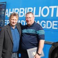 Bild vergrößern:Stadtrat Andreas Schumann und der Generaldirektor des Kommunalbetriebs 