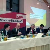 Bild vergrößern:Sitzung des CDU-Landesvorstandes am 28. Januar in Magdeburg