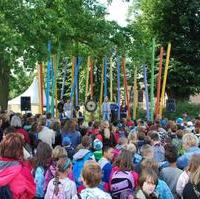 Bild vergrößern:Die Eröffnung der 4. KinderKulturTage Magdeburg im Klosterbergegarten.
