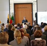 Bild vergrößern:Der Wirtschaftsbeigeordnete Rainer Nitsche eröffnet den Workshop 