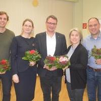 Bild vergrößern:Der neue Vorstand des CDU-Ortsverbandes Ostelbien mit Stadtrat Manuel Rupsch (m.) als neugewählten Vorsitzenden an der Spitze. Die Neuwahl fand am 27. November statt. 