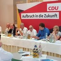 Bild vergrößern:Sitzung des CDU-Landesvorstandes am 24. Juni dieses Jahres im Roncalli-Haus Magdeburg. 