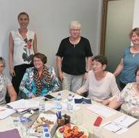 Bild vergrößern:Zur ersten Sitzung nach der Neuwahl trafen sich die Mitglieder des Kreisvorstandes der Frauen Union Magdeburg am 12. Juli in der Kreisgeschäftsstelle  
