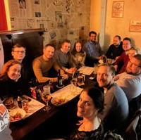 Bild vergrößern:Gute Stimmung beim Stammtisch der Jungen Union.